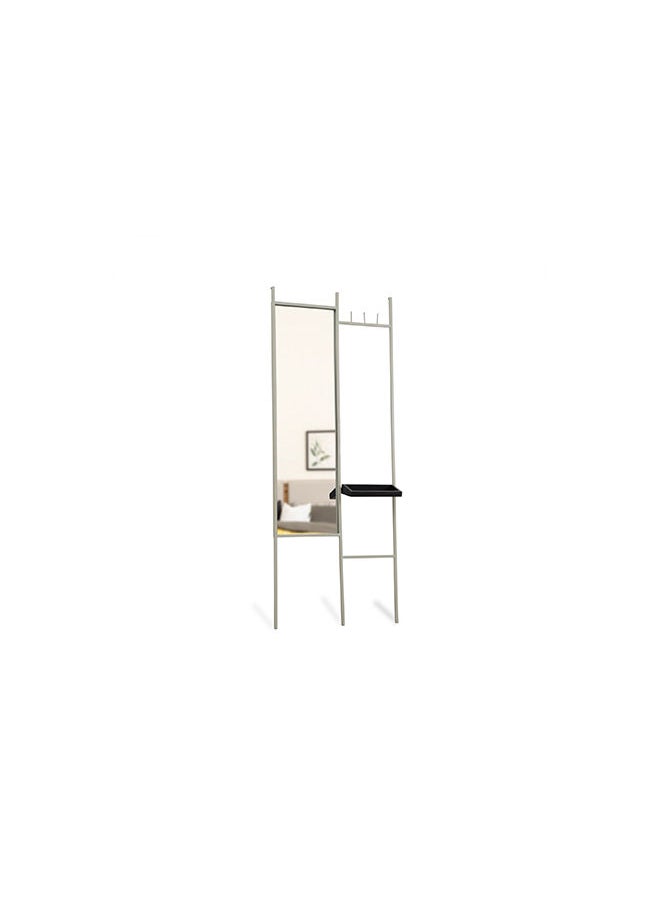 Pan Home - Videsha Standing Mirror Solid Wood Beige - Image 1