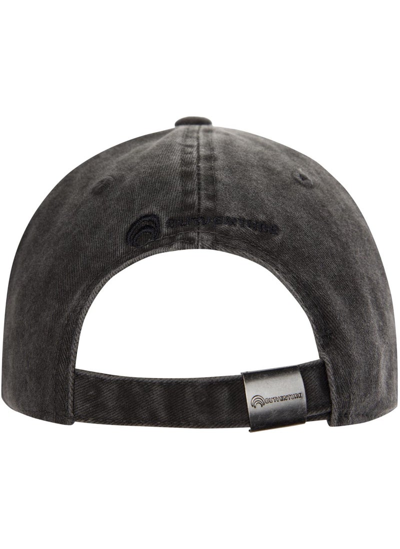 Outventure Outventure Grey/Black Baseball Cap for Men, Comfortable Cotton, Adjustable Fit, Breathable, Stylish for Outdoor Activities and Travel  - Image 3