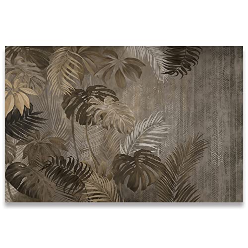 Cliouar-Turtle Backed Bamboo Plantain Leaf Plant Wall Mural Wallpaper for Bedroom Living Room 103" x 69" (Not Self Adhesive) - Image 4