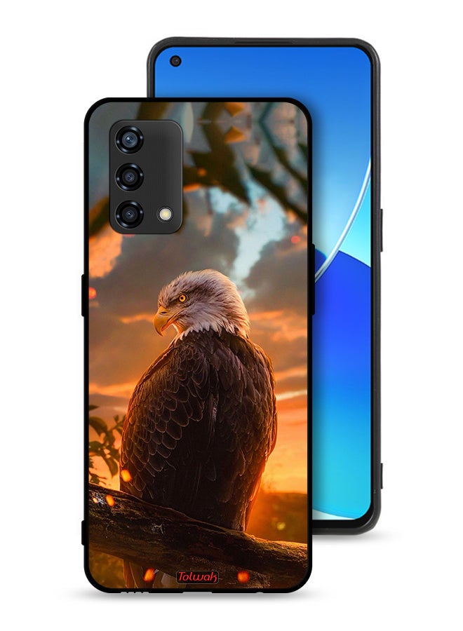 Tolwak Oppo A95 4G Protective Case Cover Eagle - Image 1