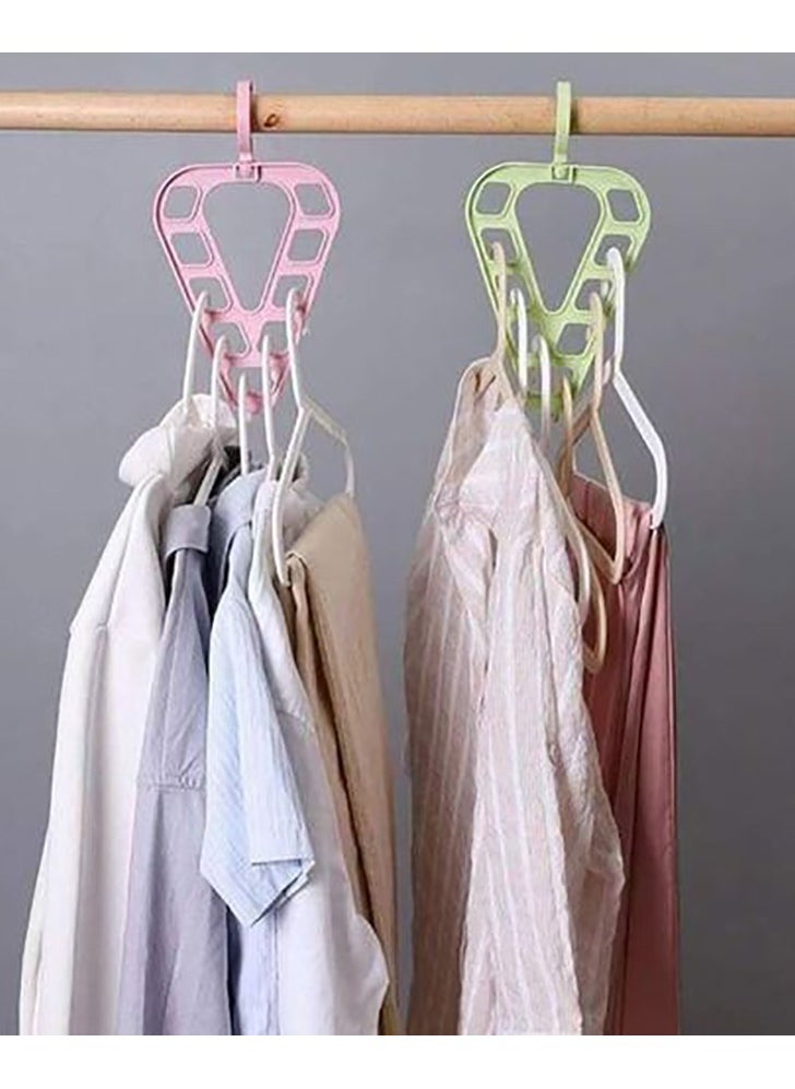 The Magic Triangle Clothes Hanger Has 9 Holes - 2 Pcs  - Image 3