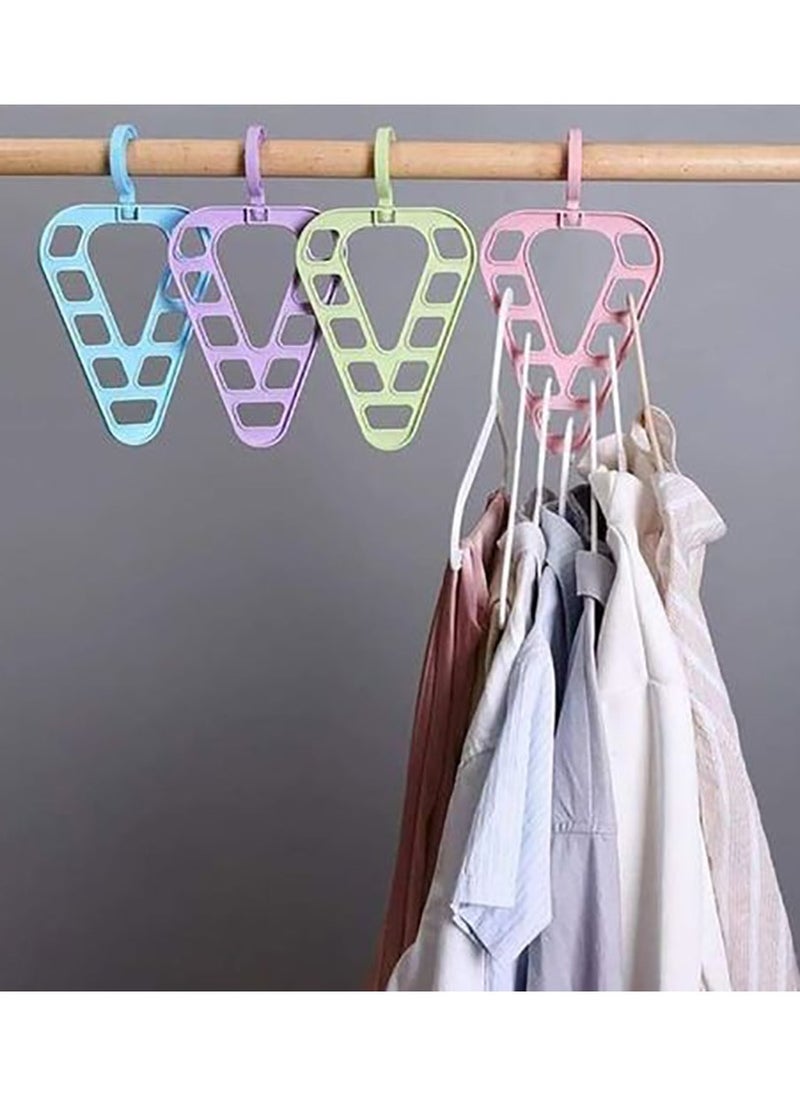 The Magic Triangle Clothes Hanger Has 9 Holes - 2 Pcs  - Image 4