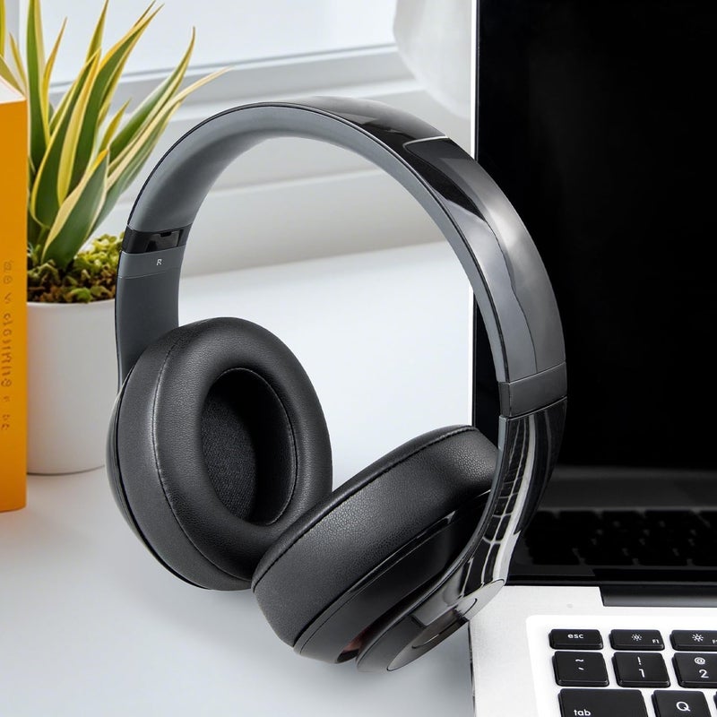 SOPROM Rubber Headband Replacement Cover for Beats Studio 2 & Studio 3 Wired &Wireless Headphones, Plastic Headstrap Pad Repair Parts Accessories (Studio2-Bright Black) - Image 5