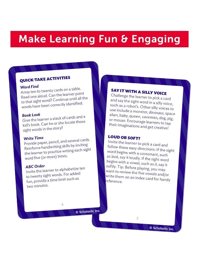 Flash Cards: Sight Words