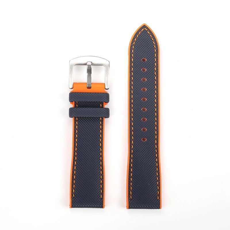 Bluejw Sports Nylon Quick Release Watch Strap 20mm 21mm 22mm 23mm 24mm – Premium Waterproof FKM Rubber Replacement Strap for Easy Watch Band Change - Image 1
