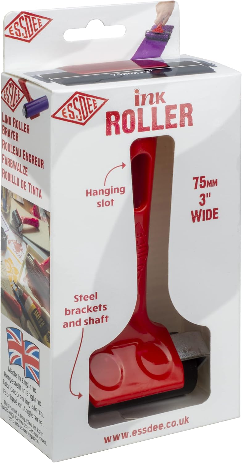 Essdee Rubber Wheel Red & Black 75 mm / 3 Inches - Image 1