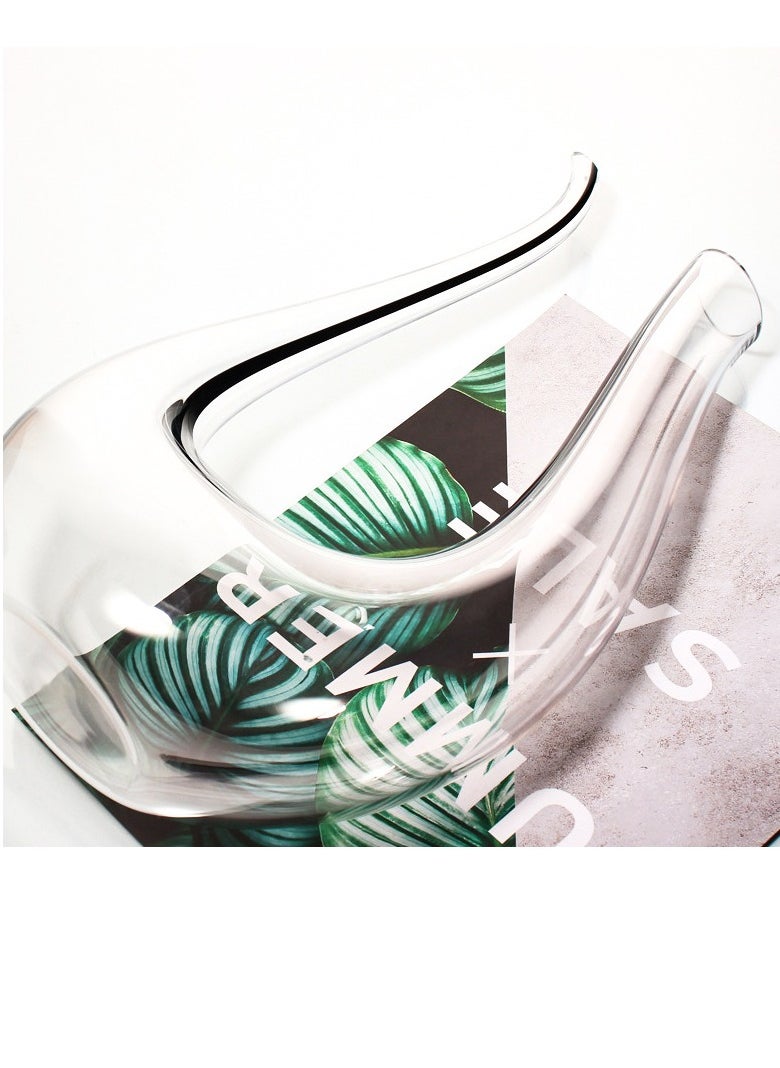 General - Creative And Personalized Red Wine Quick Decanter Home Glass Wine Dispenser U-Shaped Wine Decanter - Image 1