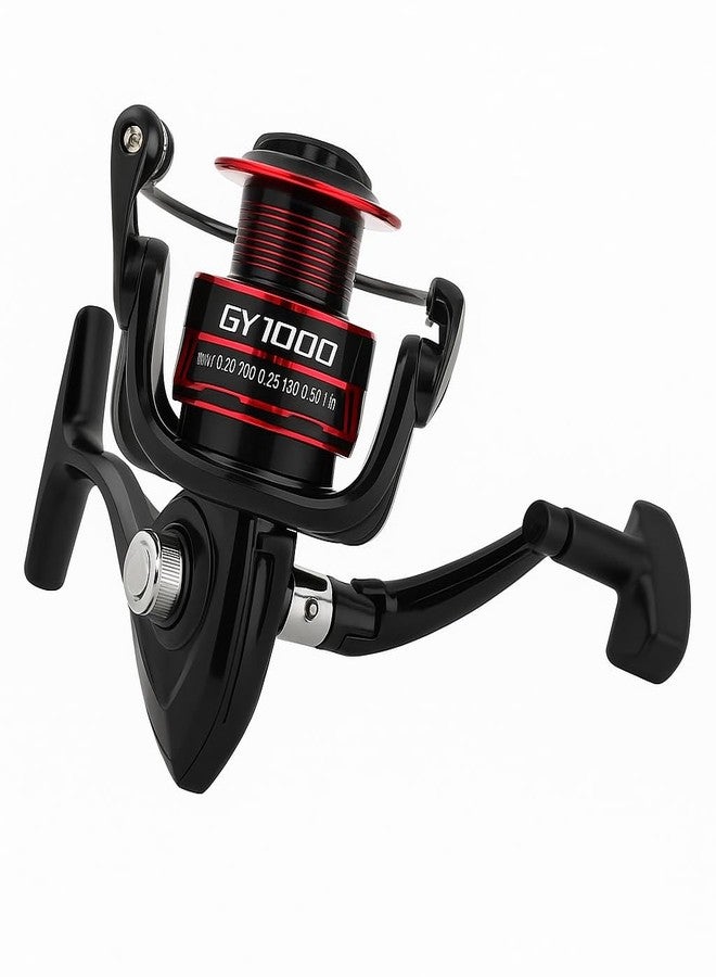SHIVEXIM Fishing Reel Spinning Metal Spool Stainless Steel Handle Line Fishing Spool Fishing Accessories (1000) - Image 1