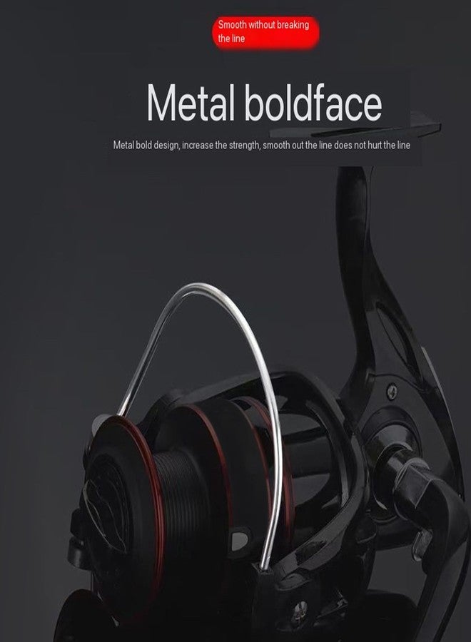 SHIVEXIM Fishing Reel Spinning Metal Spool Stainless Steel Handle Line Fishing Spool Fishing Accessories (1000) - Image 2