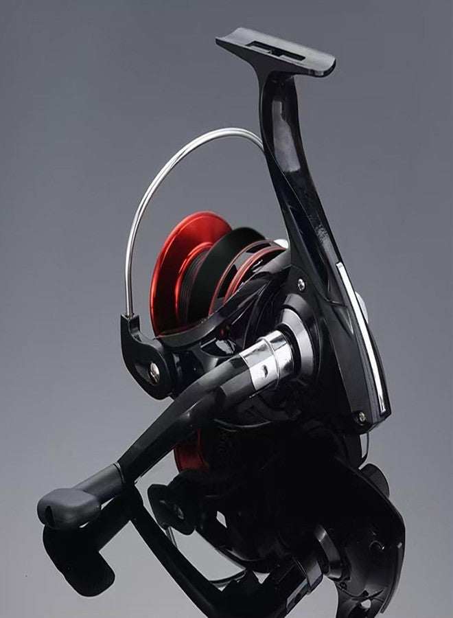 SHIVEXIM Fishing Reel Spinning Metal Spool Stainless Steel Handle Line Fishing Spool Fishing Accessories (1000) - Image 4