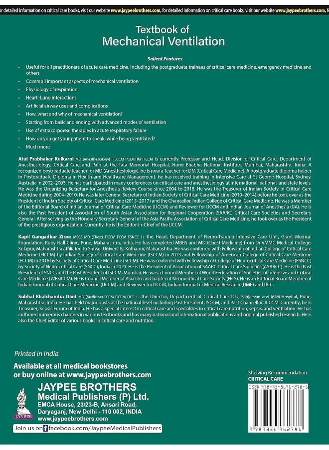 Textbook of Mechanical Ventilation  - Image 2