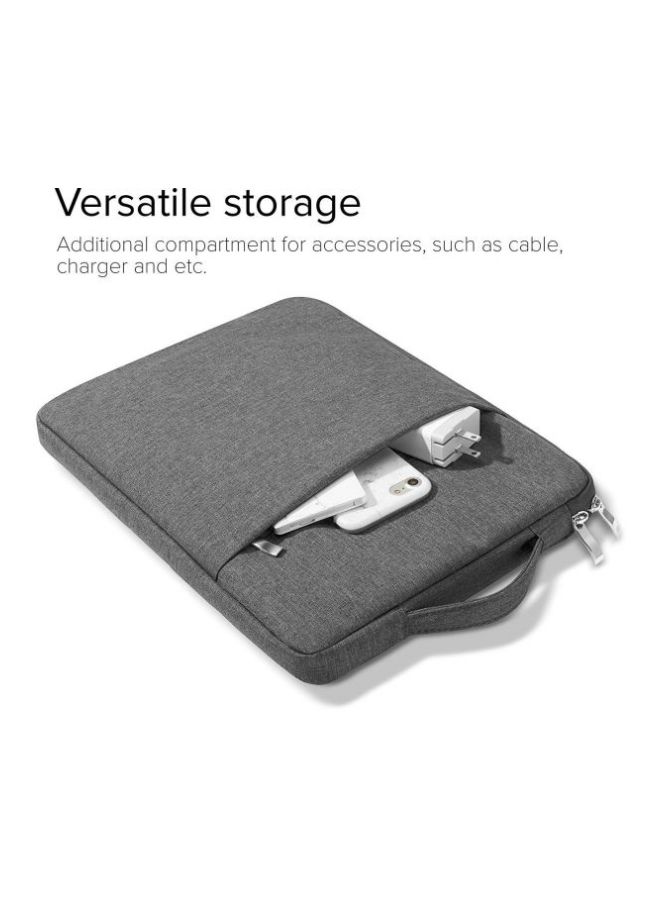 Protective Sleeve For 15.6 Inch Laptop Grey - Image 3