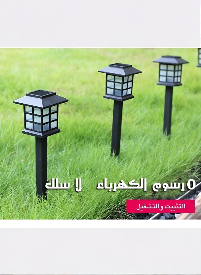 Solar Outdoor Waterproof Garden Lights - Warm Glow (5 Pack) - Image 4