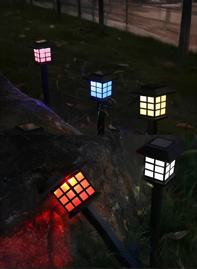 Solar Outdoor Waterproof Garden Lights - Warm Glow (5 Pack) - Image 2