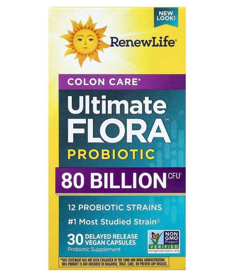 Ultimate Flora™ Colon Care Probiotic 30 Delayed Release Vegan Capsules