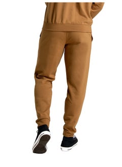 FRUIT OF THE LOOM Fruit of the Loom Men's Eversoft Fleece Joggers with Pockets, Relaxed Fit, Moisture Wicking, Breathable, Tapered Sweatpants, Golden Pecan, Medium  - Image 2