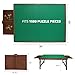 YunSheCSBS 1500 Piece Puzzle Table with Legs 35 x 26 Wooden Jigsaw Puzzle Board with Drawers Cover Felt Portable Puzzle Table with Folding Legs for Adults and Teens Christmas Birthday Gift - Image 4