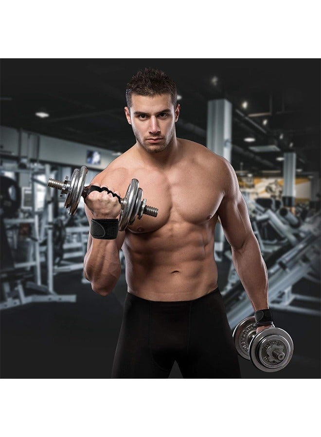 WESKOS Ventilated Workout Gloves Weight Lifting Gloves, with Elastic Wrist Wraps and Open Back, Silicon Padded Weight Lifting Gloves for Fitness and Water Sports, Gym Gloves for Men Women  - Image 4