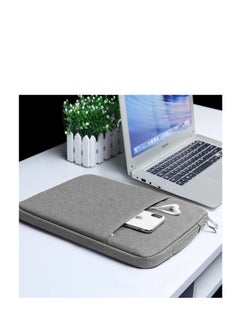 12-Inch Laptop Tablet Sleeve Case Canvas Cover for 2022-2014 Surface Pro 4 / 5 / 6 / 7 / 7+ / 8|Surface Laptop Go 1/2 12.4"|MacBook Air/Pro 13'' M1|Samsung Galaxy Tab S8+/S7+ Bag (Grey)