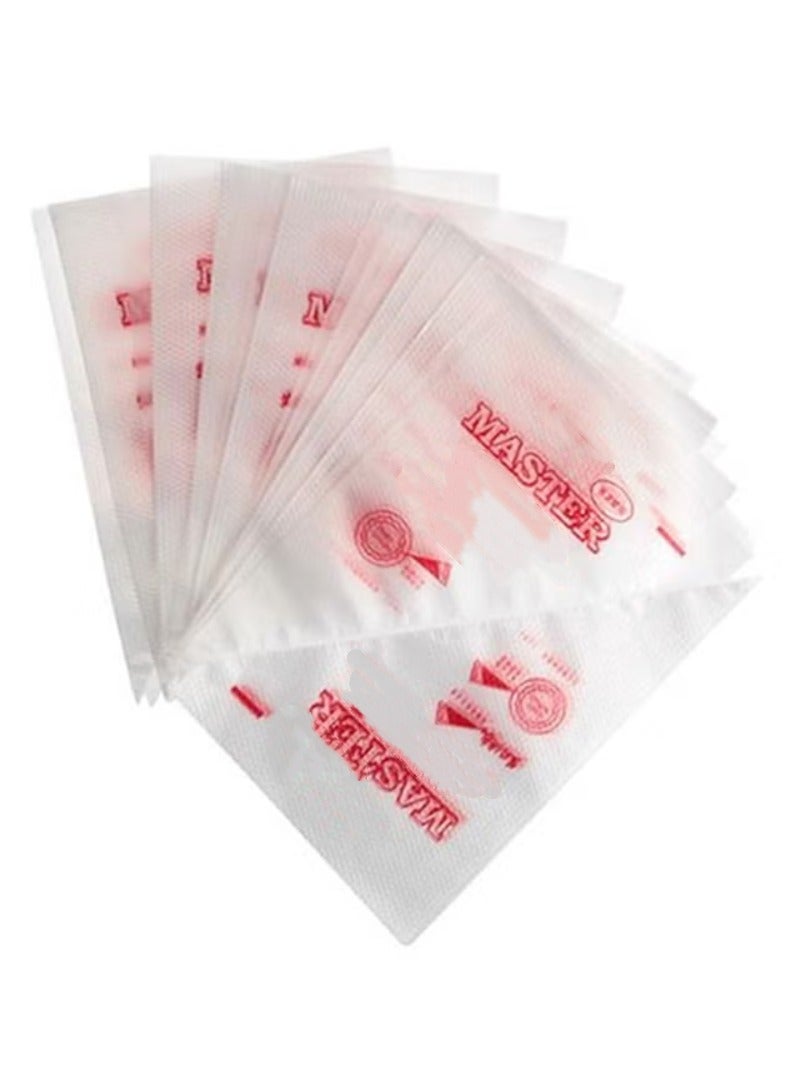 100-Pieces Cake Decorating Disposable Piping Bags White cooking tool - Image 2