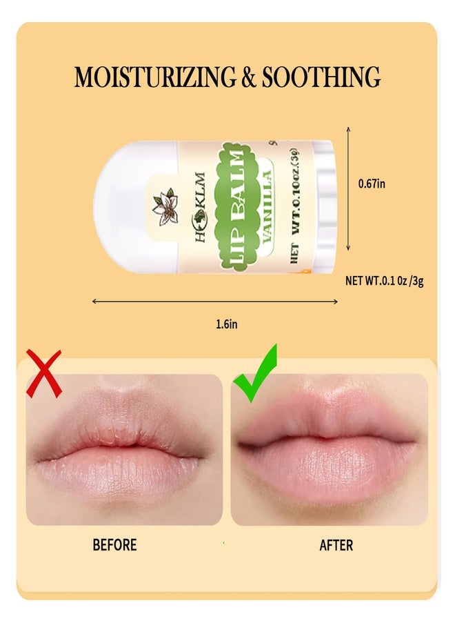 HCKLM Mini Lip Balm 25 Pack, Natural Lip Balms with Vitamin E and Coconut Oil. Moisturizes for Dry Lips, Perfect for Christmas Gifts, Party Favors, Gift Bags and Small Gifts-13 Flavors - Image 4