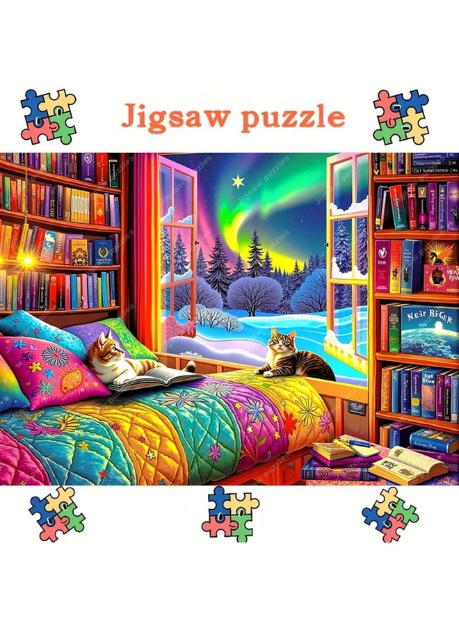 YF1757 520PCS Jigsaw Puzzles Family Fun Adult DIY Art Decor Wall Decoration Birthday Festival Gifts - Image 1