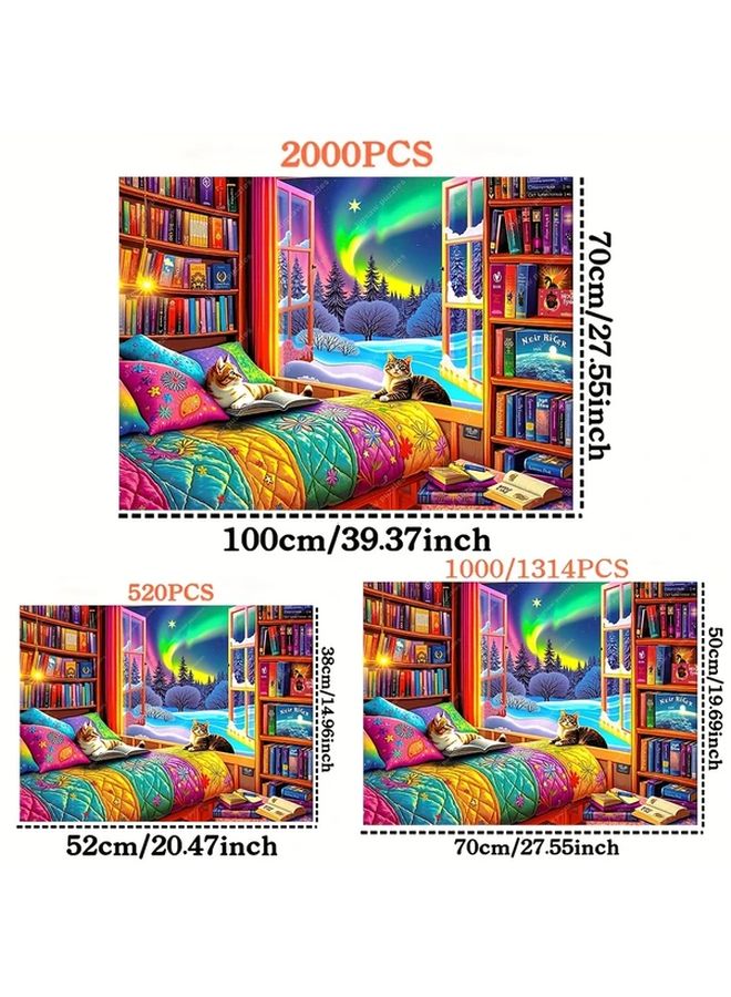 YF1757 520PCS Jigsaw Puzzles Family Fun Adult DIY Art Decor Wall Decoration Birthday Festival Gifts - Image 3