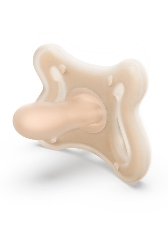 SUAVINEX Newborn Baby Pacifier Sx Pro With Physiological Teat Mini Pacifier For Babies 0-2 Months Hypoallergenic Pacifier Skin-Friendly Silicone-Fair - Image 2