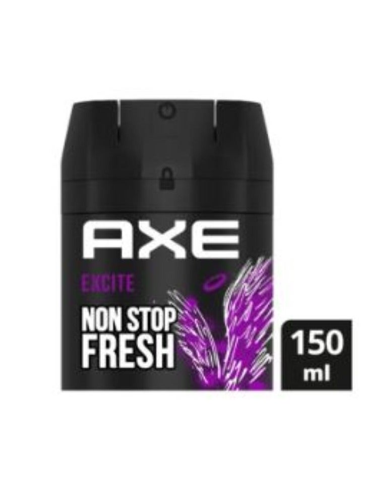 Axe Pack Of 2 Axe Excite Crisp Coconut And Black Pepper Scent 150ml - Image 3