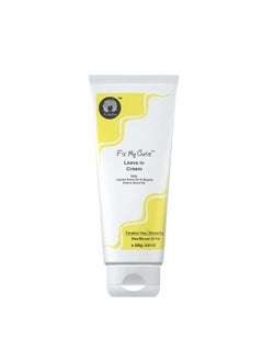 Fix My Curls Leave In Cream ; With Moisturising Jojoba Oil Nigella Sativa Oil & Keratin ; For Curly Wavy Dry & Frizzy Hair ; Silicone Free Curl Defining Cream ; Frizz Control Solution ; 250Gm  - Image 1