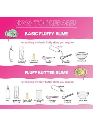DIY Slime Kit for Kids-Non-Sticky,Soft & Scented to Make Cloud Slime, Foam Slime, Butter Slime, Ice Cream Slime & Candy Slime with Charms – Stress Relief Party Favors & Great Gift Idea - view 3