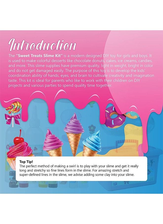 Beauenty - DIY Slime Kit for Kids-Non-Sticky,Soft & Scented to Make Cloud Slime, Foam Slime, Butter Slime, Ice Cream Slime & Candy Slime with Charms – Stress Relief Party Favors & Great Gift Idea - Image 1