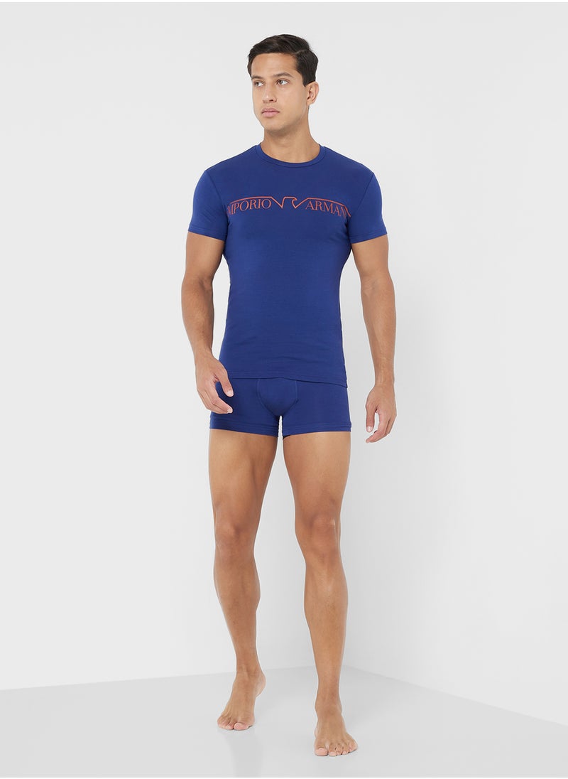 EMPORIO ARMANI T-SHIRT+TRUNK SET  - Image 1