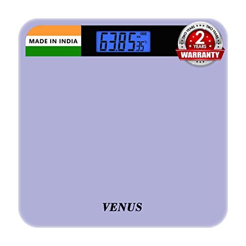 Venus (Made in India) Electronic Digital Personal Bathroom Weight Machine for Body Weight upto 180 kg Weighing Scale with 24 Months Warranty - Image 2