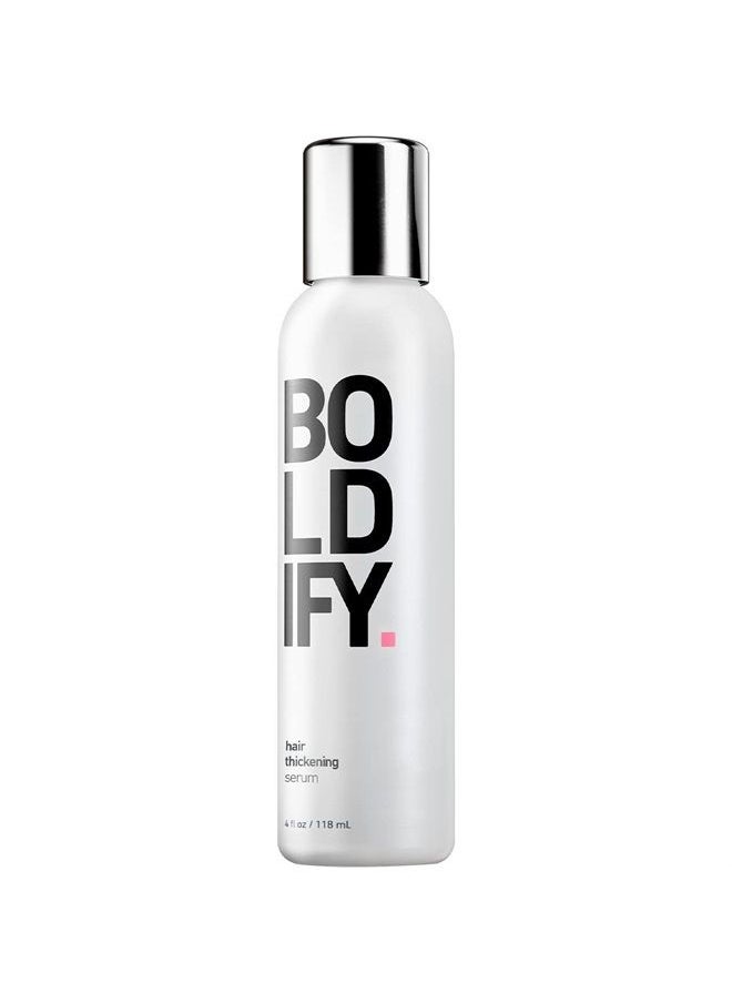 Boldify Hair Thickening Serum - Hair Thickening Products for Women - Instant Hair Thickener - Natural 3-in-1 Hair Volumizer for Fine Hair, Leave-In Conditioner, & Plumping Blow Dryer Treatment - 4oz  - Image 1