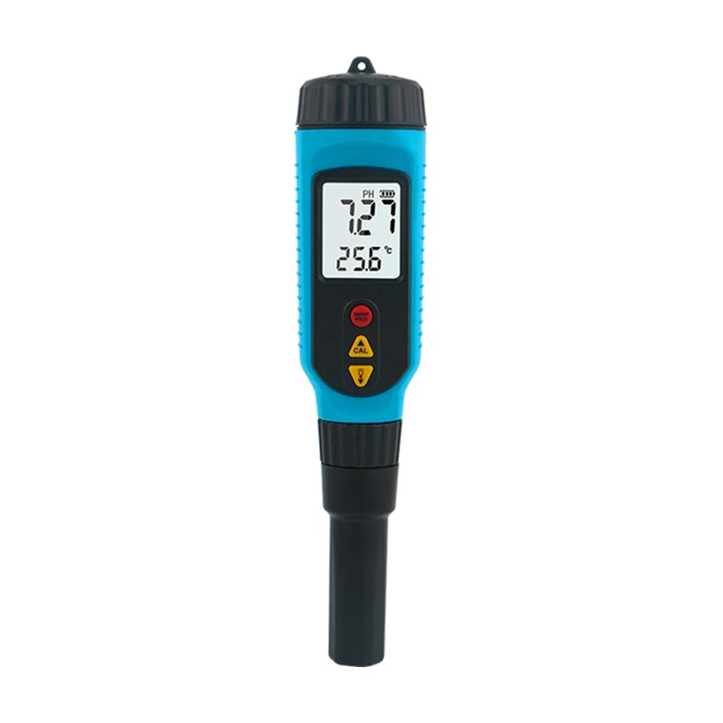 SMART SENSOR PH818M PH Meter for Food Processing 2 in 1 Food PH Tester Solution Temperature Meter LCD Backlight Digital PH Measuring Probe for Fruit Jam Paste Bread Gel Semisolid - Image 1