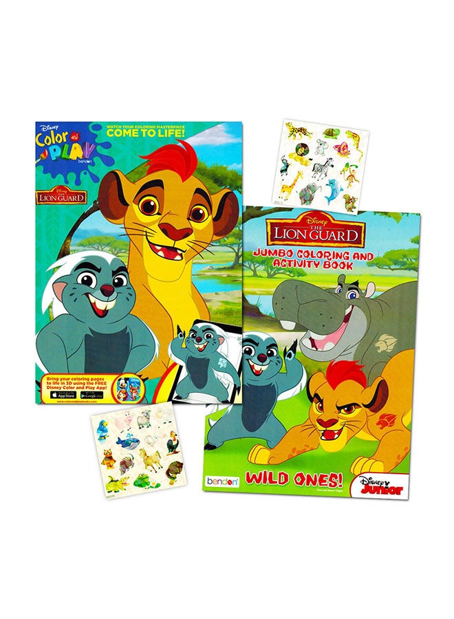 Lion Guard Coloring Book Super Set - Image 1