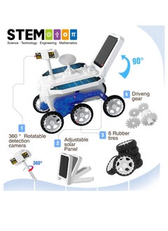 Y&D Space Toys Projects for Kids Ages 8-12+, DIY Solar Power Mars Rover Car, Science Experiment Robot Engineering Building Kits, Educational Birthday Gifts 6-14 Year Old  - Image 2