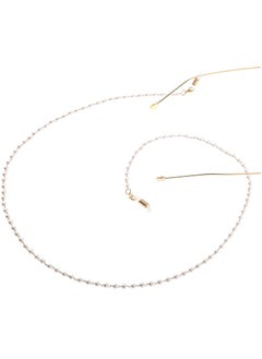 Generic Pearl Eyeglass Chains Beaded Sunglass Chain Lanyard Eyewear Retainer Sunglasses Strap for Women  - Image 3