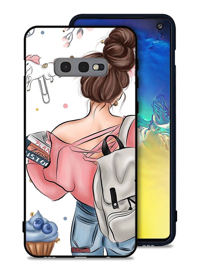 Tolwak Samsung Galaxy S10e Protective Case Cover Books In Hands - Image 1