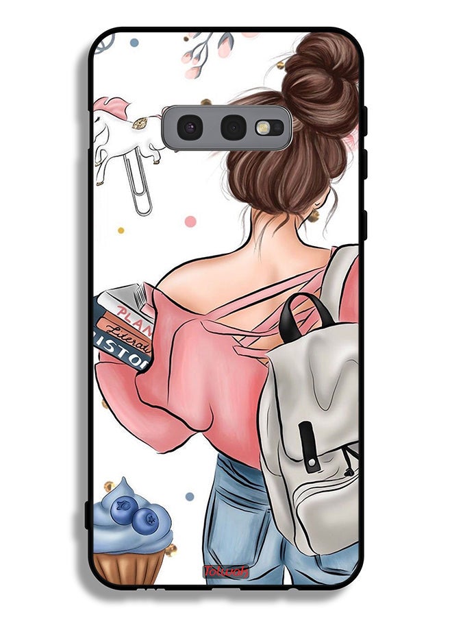 Tolwak Samsung Galaxy S10e Protective Case Cover Books In Hands - Image 2