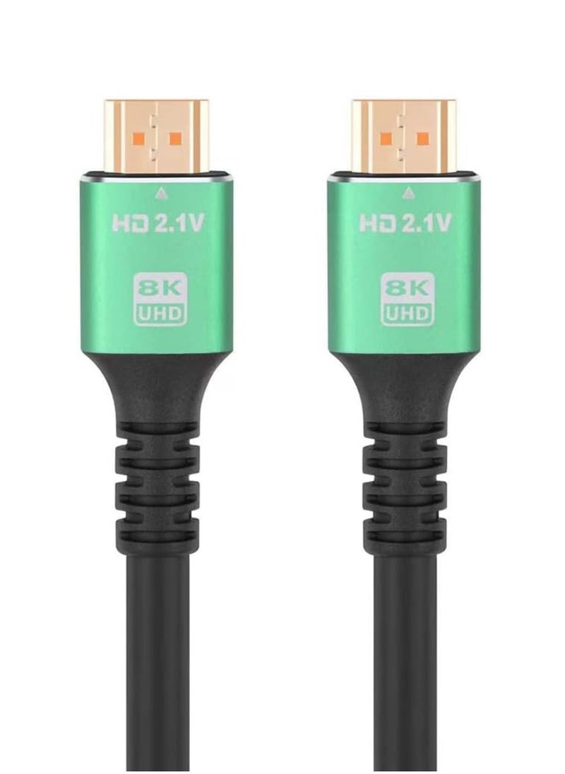 TIGER 2M 8K Ultra HD2.1V Premium High Speed HDTV HDMI Cable 48Gbps High Speed HDMI 8K 2.1V Connectors HD, HDR Video, ARC Support HDTV 8K HDMI Cable  - Image 2