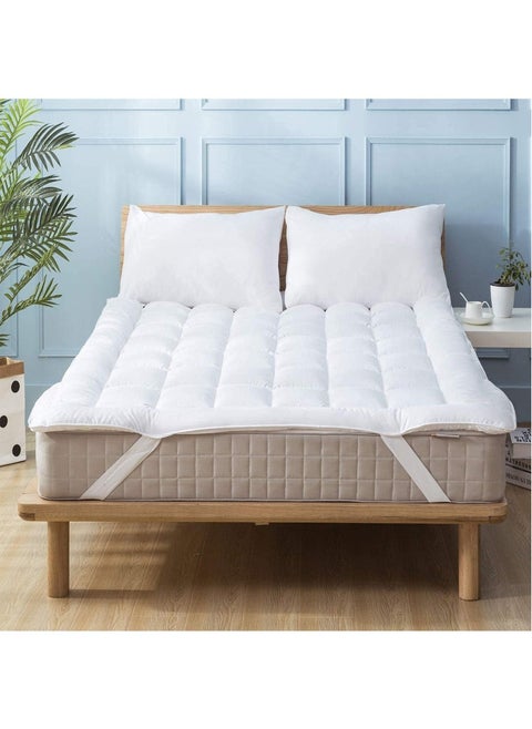 Microfiber Mattress Topper with Elastic Corner - 100x200 cm