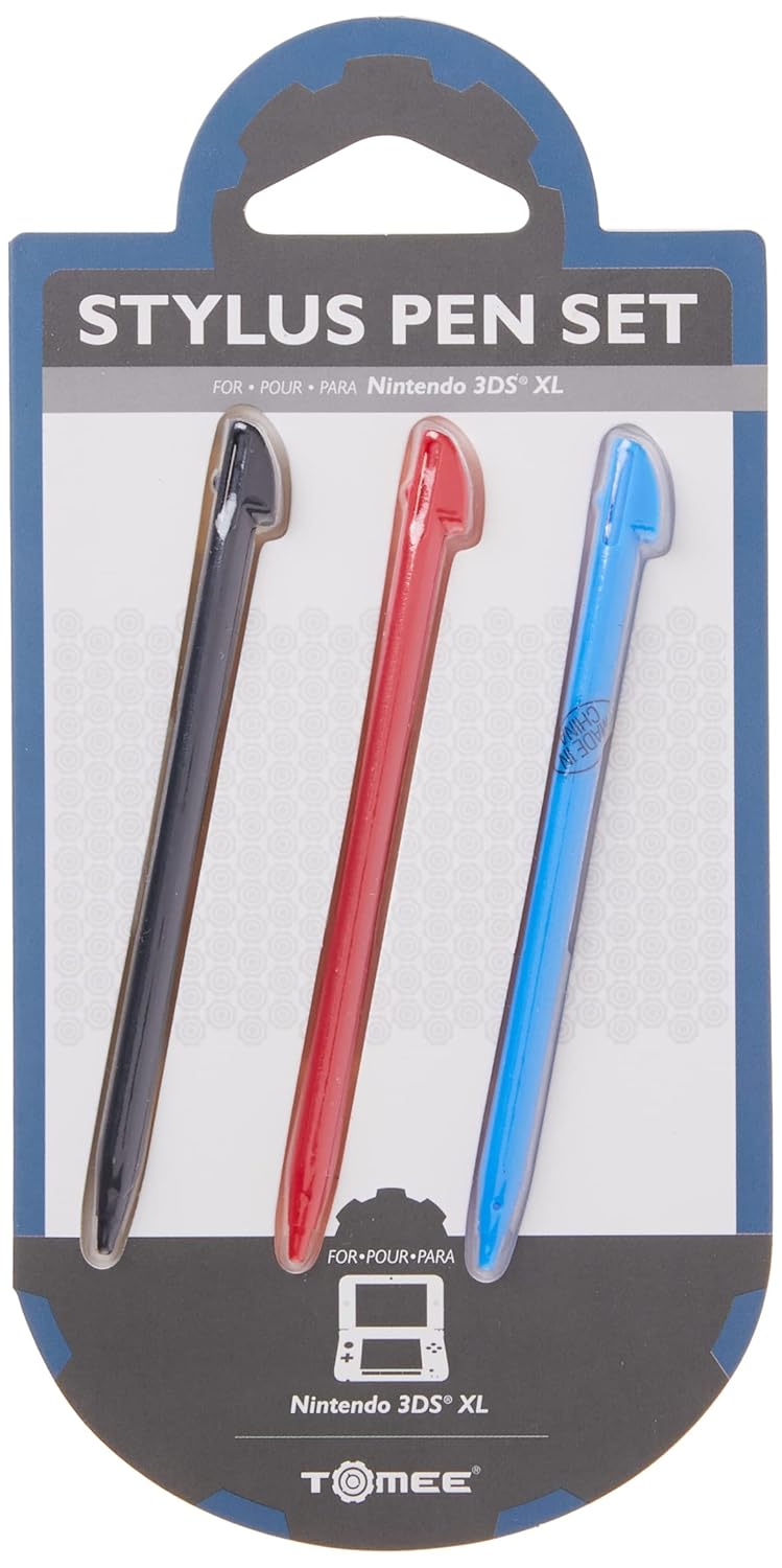 Tomee Stylus Pen Set for Nintendo 3DS XL – 3-Pack Replacement Styluses (Red, Black, Blue) – Durable & Precise Fit - Image 2
