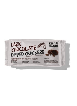Dark Chocolate Dipped Crackers