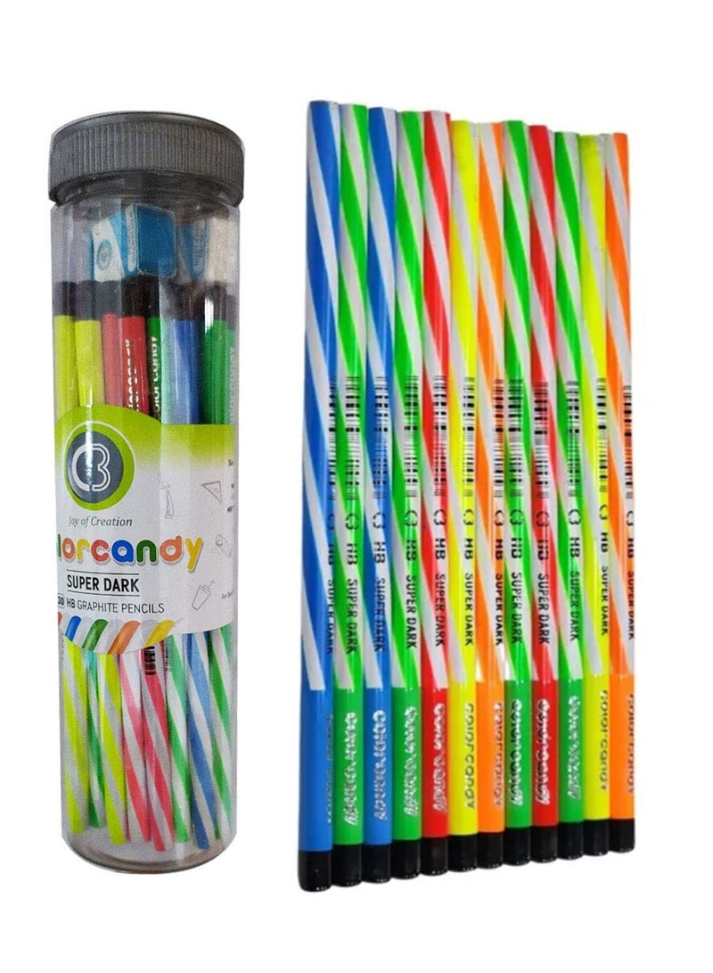 DOMS طقم أقلام جرافيت ملونة مكون من 30 قطعة