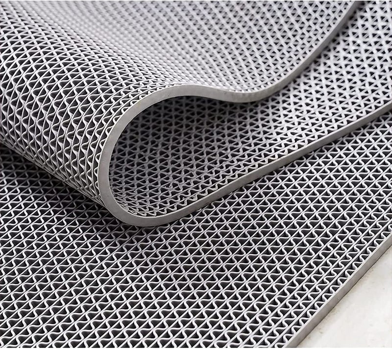 MYOYAY MYOYAY Commercial Drainage Mat 3x10 Ft 022 Thick Drainage NonSlip Mat PVC Drainage Rug Floor Mat for Restaurant Kitchen Bars Patio Bathroom Wet AreaGray 