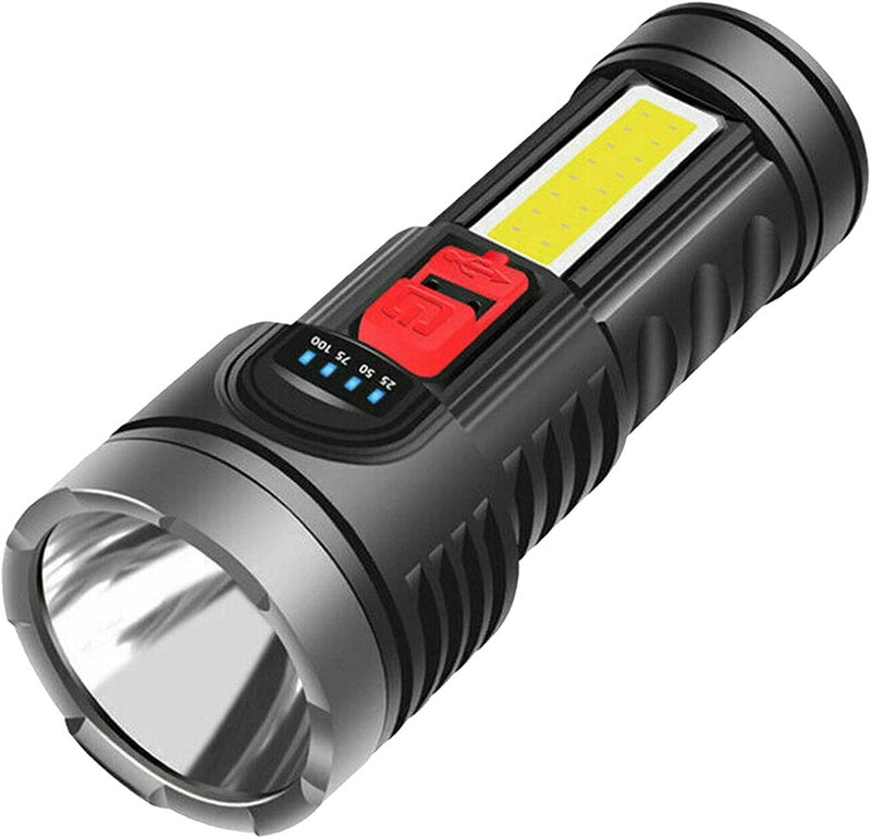 كلاراكو مصباح يدوي LED فائق السطوع بقوة 6000 لومن، قابل لإعادة الشحن عبر منفذ USB، مقاوم للماء، مثالي للتخييم في الهواء الطلق - Image 1