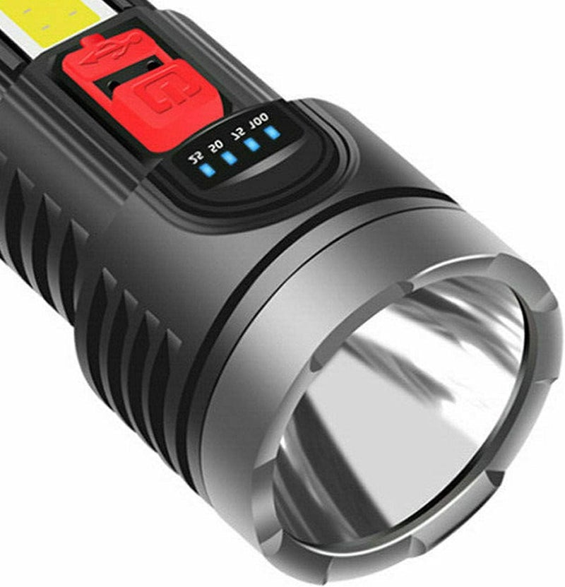 كلاراكو مصباح يدوي LED فائق السطوع بقوة 6000 لومن، قابل لإعادة الشحن عبر منفذ USB، مقاوم للماء، مثالي للتخييم في الهواء الطلق - Image 2