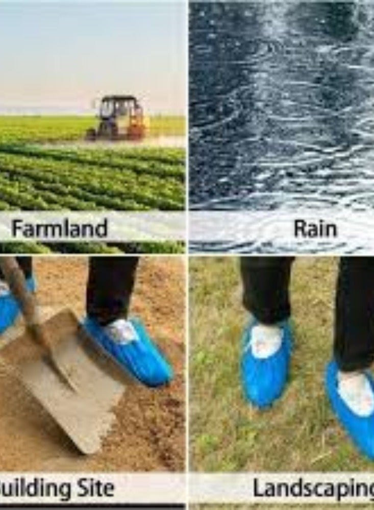 KNP Disposable Shoe Covers Pack of 100 offers a reliable solution for maintaining cleanliness and hygiene in various environments. - Image 3